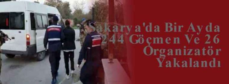 Sakarya'da Bir Ayda 244 Göçmen Ve 26 Organizatör Yakalandı 3