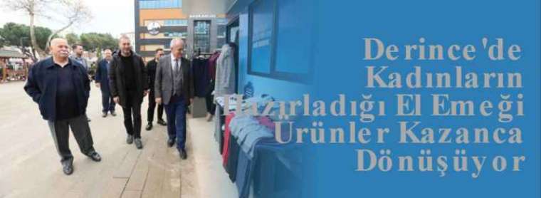 Derince'de Kadınların Hazırladığı El Emeği Ürünler Kazanca Dönüşüyor 5