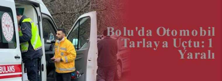 Bolu'da Otomobil Tarlaya Uçtu: 1 Yaralı 5