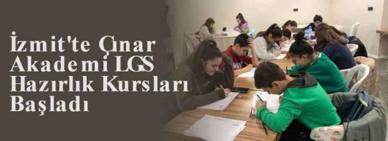 İzmit'te Çınar Akademi LGS Hazırlık Kursları Başladı 3