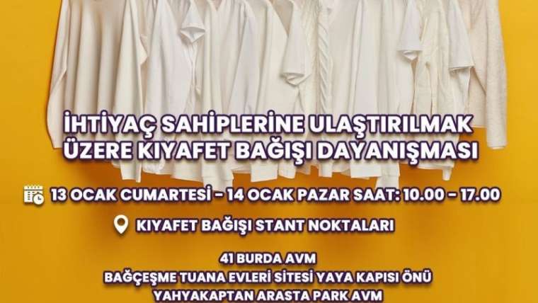 İzmit'te Kıyafet Bağışı Kampanyası  1