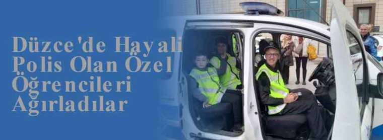 Düzce'de Hayali Polis Olan Özel Öğrencileri Ağırladılar 4