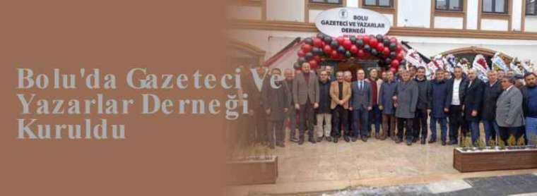 Bolu'da Gazeteci Ve Yazarlar Derneği Kuruldu 4