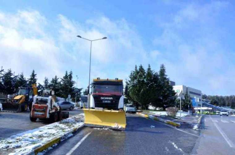 Kocaeli Büyükşehir Belediyesi Kar Yağışı İçin Alarma Bastı! 3