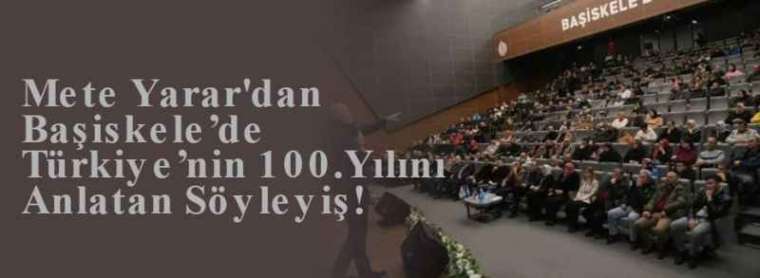 Mete Yarar'dan Başiskele’de Türkiye’nin 100.Yılını Anlatan Söyleyiş! 4