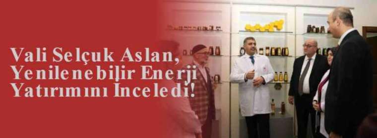 Vali Selçuk Aslan, Yenilenebilir Enerji Yatırımını İnceledi! 3