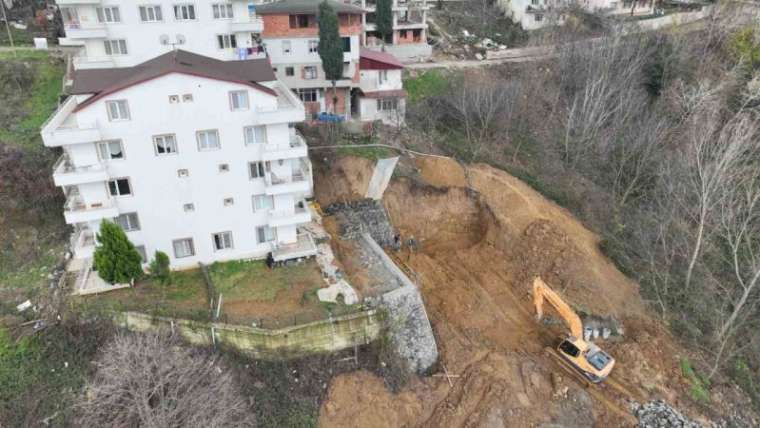 Toprak Kayması Meydana Gelmişti, O Alan Güvenli Hale Getirildi 2