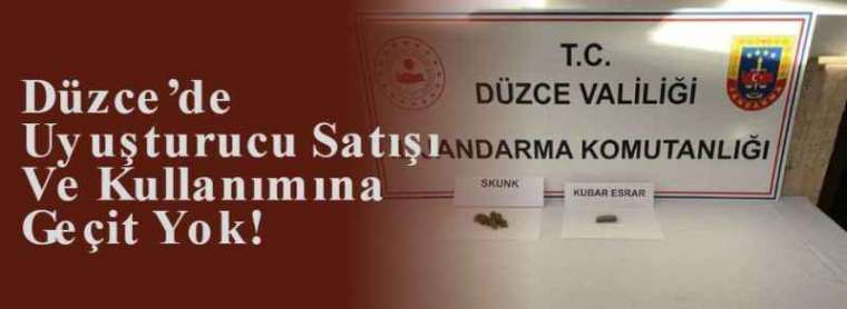  Düzce’de Uyuşturucu Satışı Ve Kullanımına Geçit Yok! 2