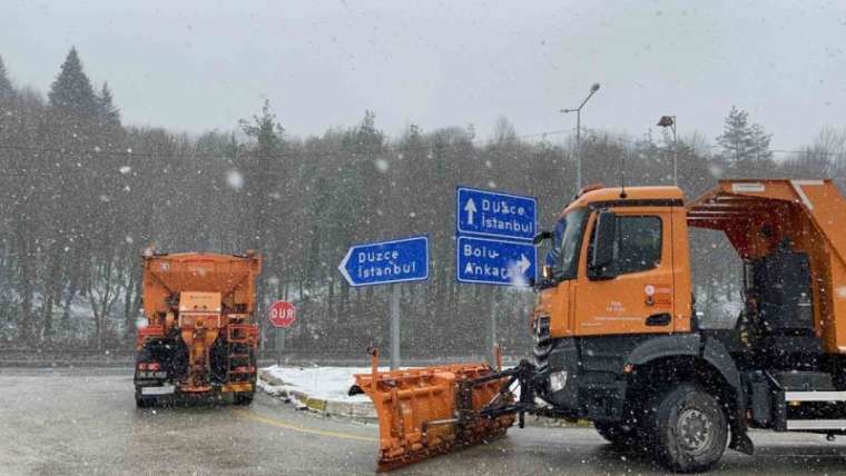 Bolu Dağı’nda Kar Yağışı Başladı! 1