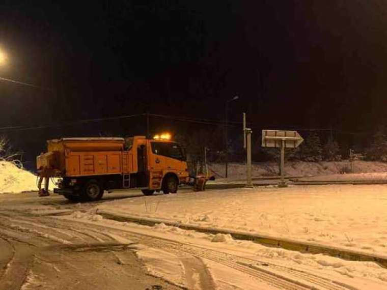 Bolu Dağı'nda Kar Yağışı Başladı 1