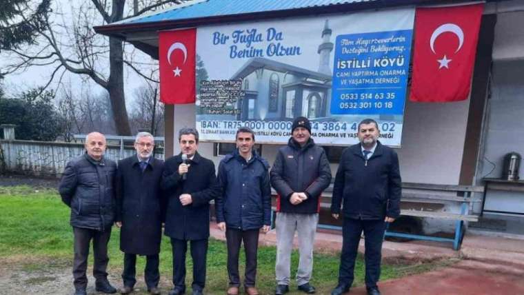 Düzce'de Deprem Sonrası Yıkılan Cami Temelleri Atılıyor 3