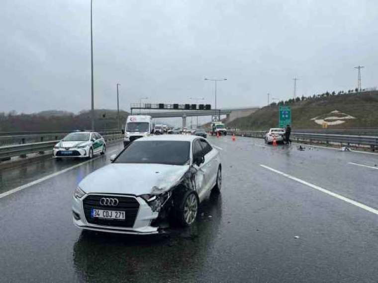 Kuzey Marmara Otoyolu’nda zincirleme kaza: 5 yaralı 4