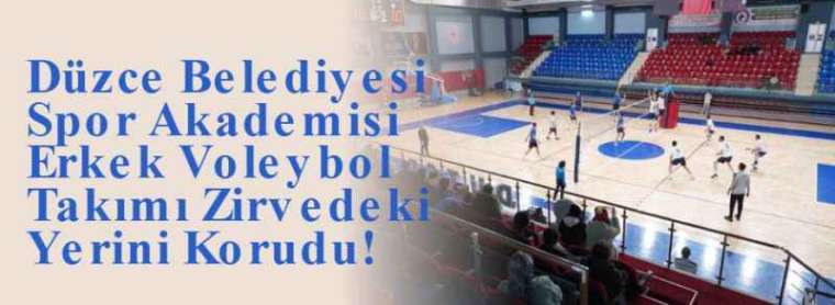 Düzce Belediyesi Spor Akademisi Erkek Voleybol Takımı Zirvedeki Yerini Korudu! 4