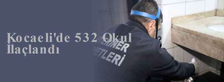 Kocaeli'de 532 Okul İlaçlandı 5