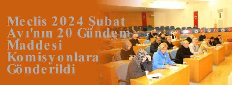 Meclis 2024 Şubat Ayı'nın 20 Gündem Maddesi Komisyonlara Gönderildi 3