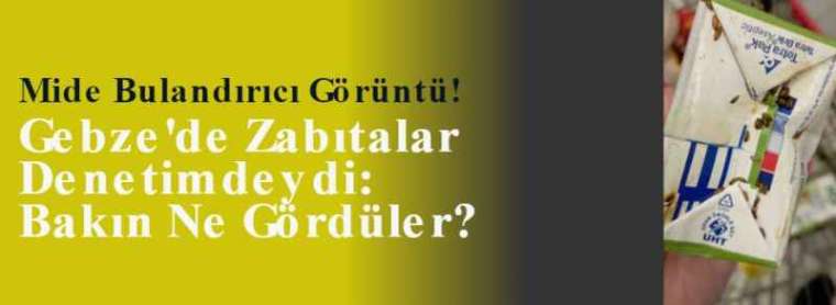 Gebze'de Zabıtalar Denetimdeydi: Bakın Ne Gördüler? 4