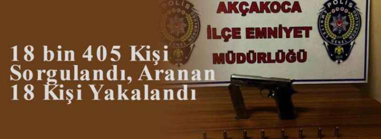 18 bin 405 Kişi Sorgulandı, Aranan 18 Kişi Yakalandı 3