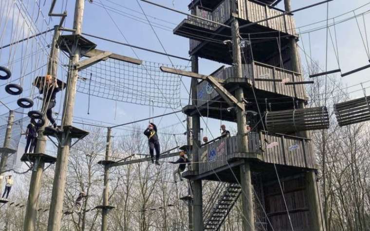 Üniversite Öğrencileri, Macera Parkında Cesaret Sınavından Geçti! 4