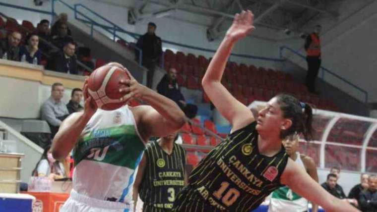 Kadınlar Basketbol Süper Ligi: İzmit Belediyespor: 113 - Çankaya Üniversitesi: 104 17