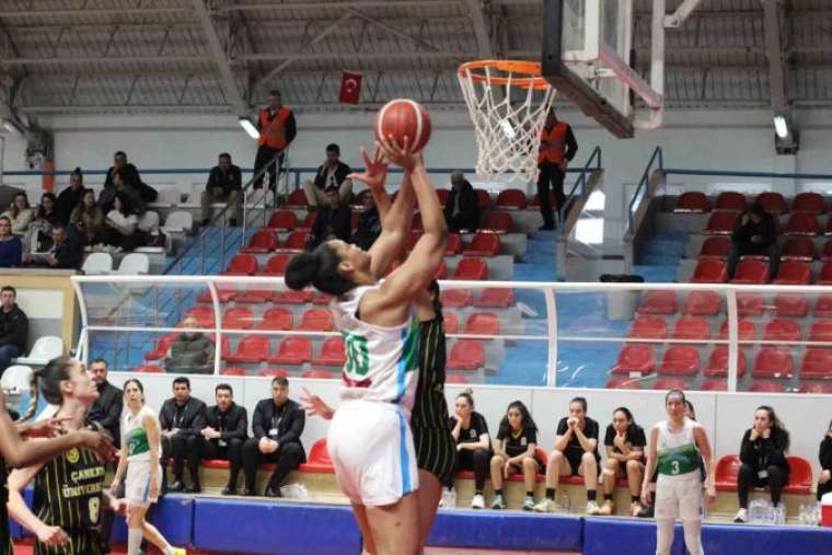 Kadınlar Basketbol Süper Ligi: İzmit Belediyespor: 113 - Çankaya Üniversitesi: 104 12