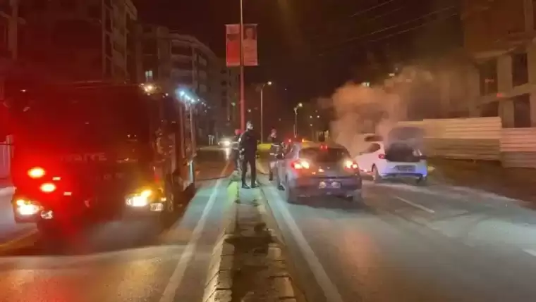 Kocaeli'de Gece Yolculuğu Alevlerle Kesildi 3