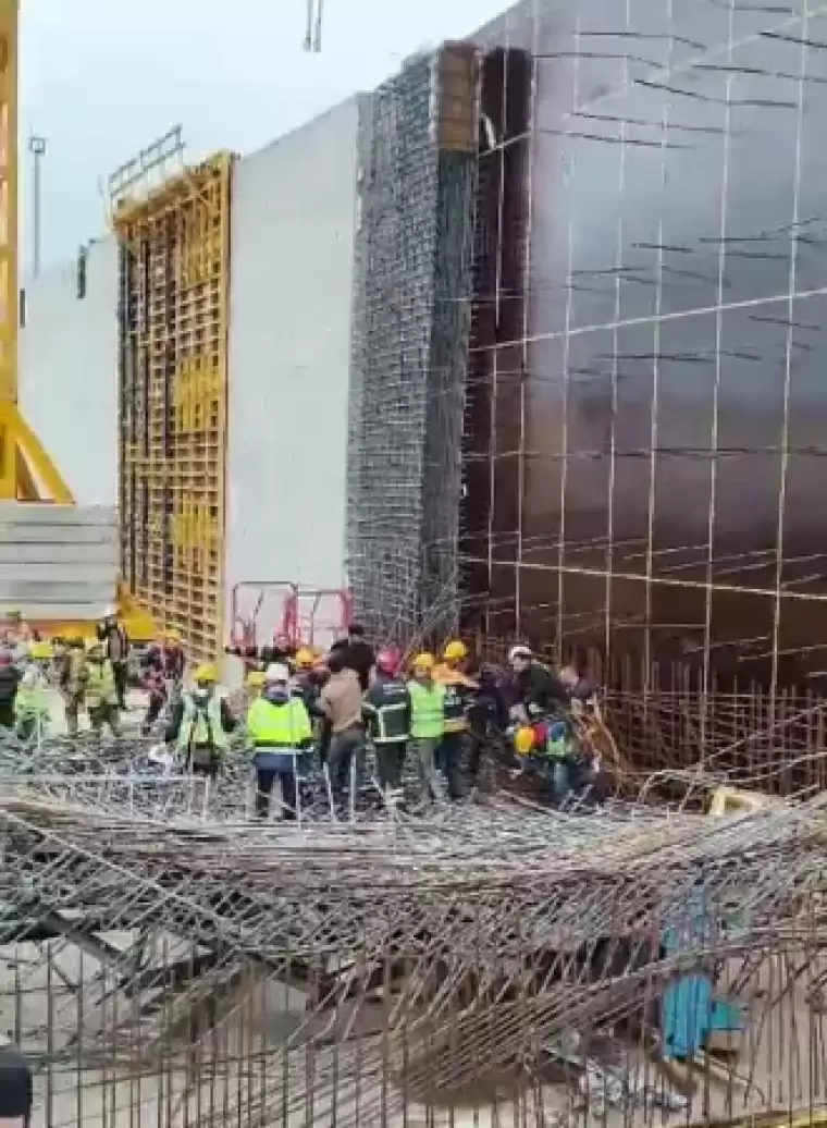 Kocaeli'de İşçi Bayramı'nda Çalışırken Demirlerin Altında Kaldılar... 4