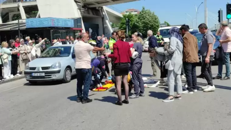 Kocaeli'de Genç Kadına Otomobil Çarptı 3