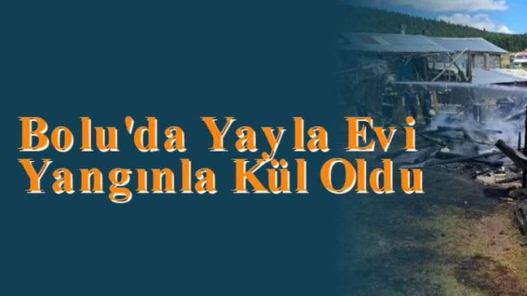 Bolu'da Yayla Evi Yangınla Kül Oldu 6