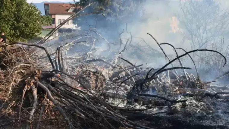 Sakarya’da Arazi Yangını Ekipleri Harekete Geçirdi 7