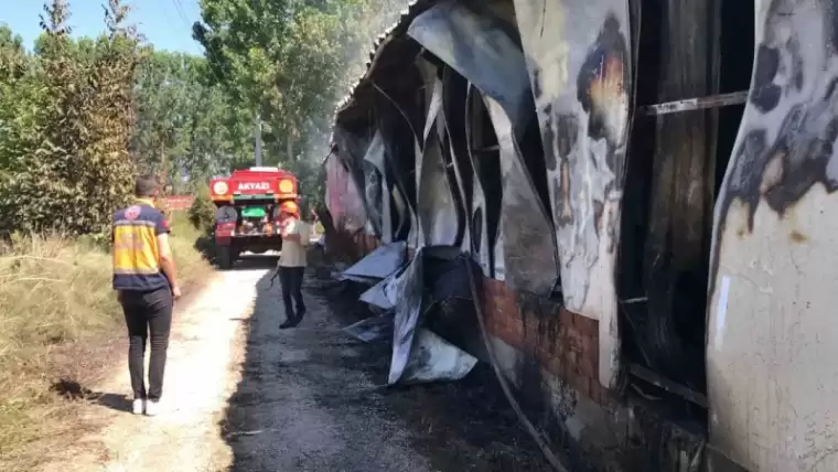 Sakarya’da Korkutan Yangın: Ahşap Atölyesi Alev Topuna Döndü 21