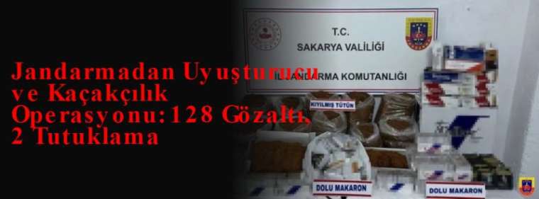 Jandarmadan Uyuşturucu ve Kaçakçılık Operasyonu: 128 Gözaltı, 2 Tutuklama 7