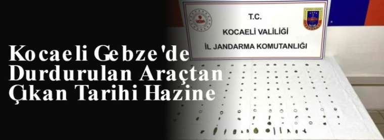 Kocaeli Gebze'de Durdurulan Araçtan Çıkan Tarihi Hazine 3