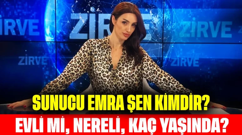 Sunucu Emra Şen Kimdir? Evli mi, Nereli, Kaç Yaşında?