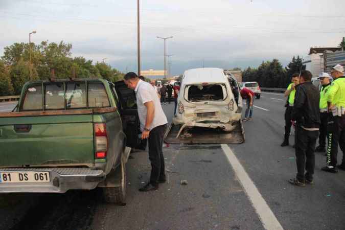 Kocaeli TEM Otoyolu’nda bir Zincirleme kaza daha!