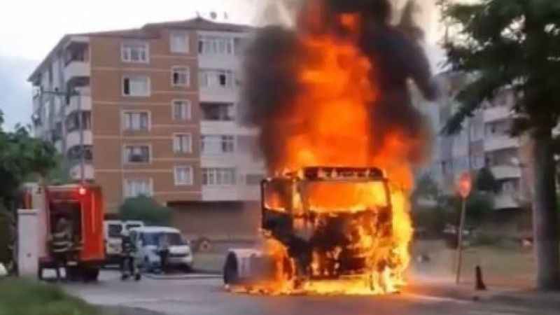 Park Halindeki Çekici Kül Oldu