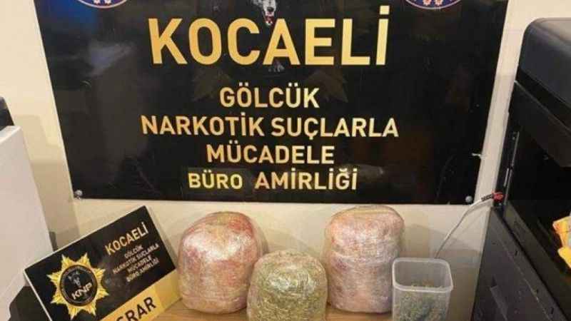 Kocaeli’de 7 kilo uyuşturucu ele geçirildi