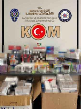 Kocaeli’de 10 bin makaron ele geçirildi
