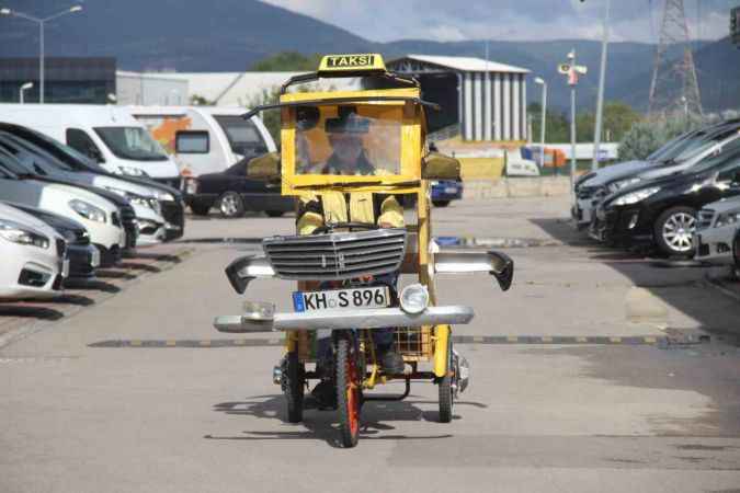 Kocaeli'de Kendi Mercedes Arabasını Kendisi Yaptı!