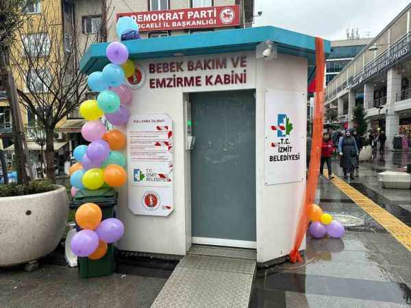 Kocaeli'de Emzirme ve bebek bakım kabini hizmete açıldı