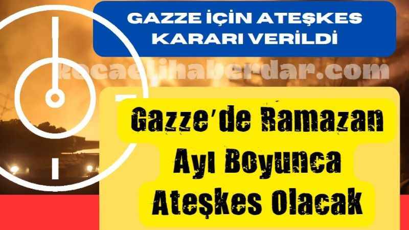 BM Gazze'de Ateşkes Kararı Aldı...