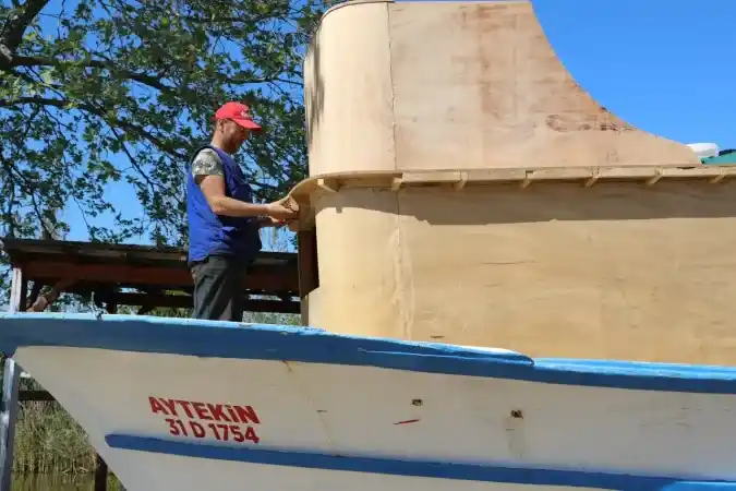 Sakarya'da Av Yasağı Sonrası Tekneler Onarılıyor...