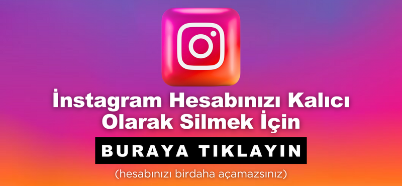 İnstagram Hesap Silme Linki (2024)