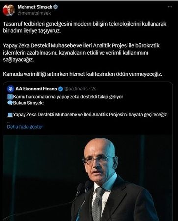 Kamu Harcalamalarına Yapay Zeka ile Yön Verilecek