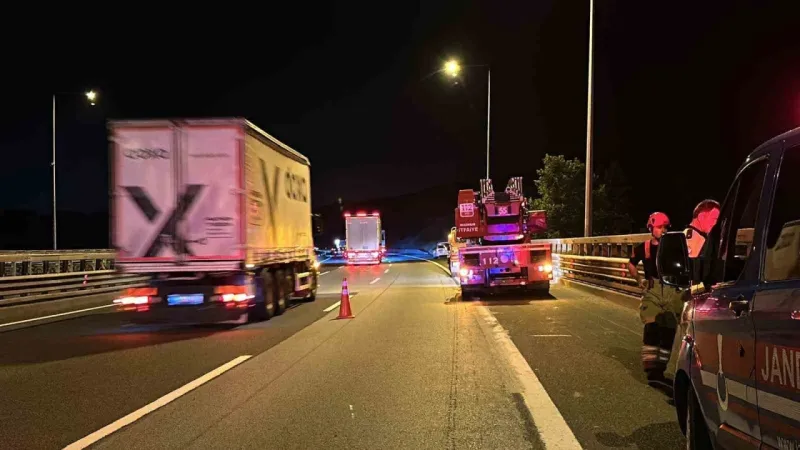 Anadolu Otoyolu Düzce Geçişinde İntihar Girişimi