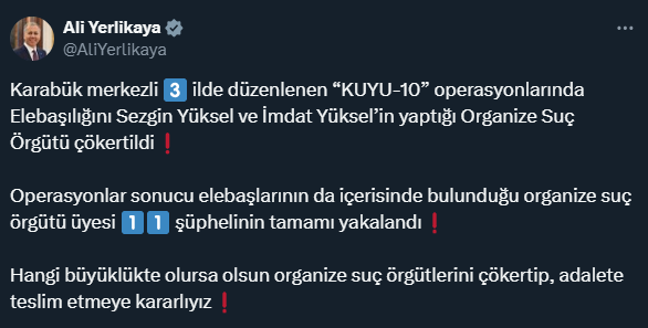 Dev Operasyon! 3 İlde Suç Örgütü Çökertildi, 11 Şüpheli Yakalandı