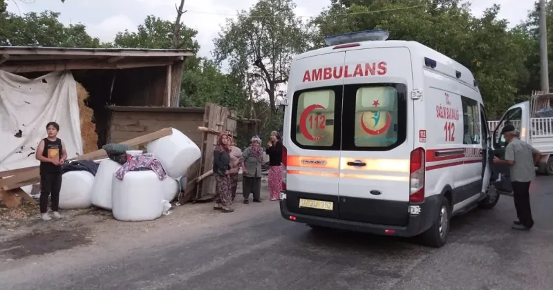 Römorkun Tepesinden Düştü Ağır Yaralandı