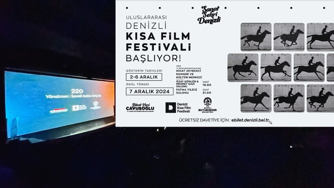 Sinema Sevenlere Müjde! Uluslararası Denizli Kısa Film Festivali Başladı