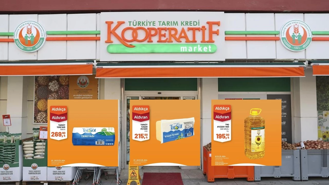 Tarım Kredi Marketten İnanılmaz Kampanya 3 Gün Boyunca Temel Gıda Ürünlerinde Büyük İndirimler!