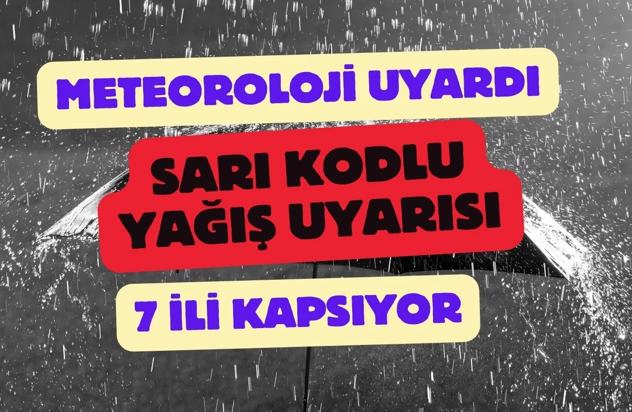 AFAD’dan Kritik Yağış Uyarısı: İstanbul ve Çevresi İçin Sarı Kodlu Alarm!