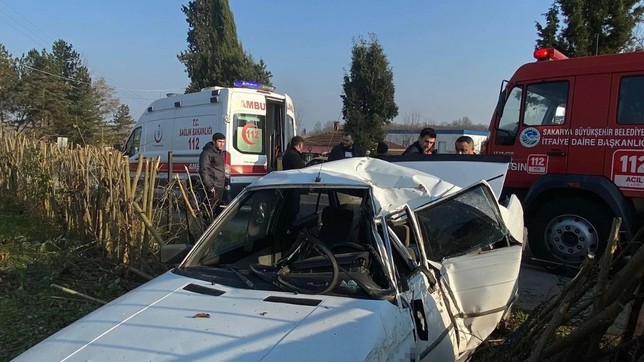 Sakarya'nın Akyazı ilçesinde kaza: 1 Yaralı